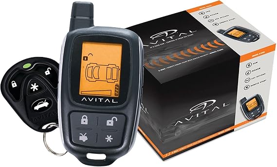 Avital 5305L Security System with 2-Way LCD Display Remote