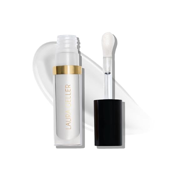 LAURA GELLER NEW YORK Jelly Balm Nourishing Lip Serum, Hydrating Lip Boost Treatment Moisturizing Lip Repair, Soothe Dry Chapped Lips, Crystal Clear