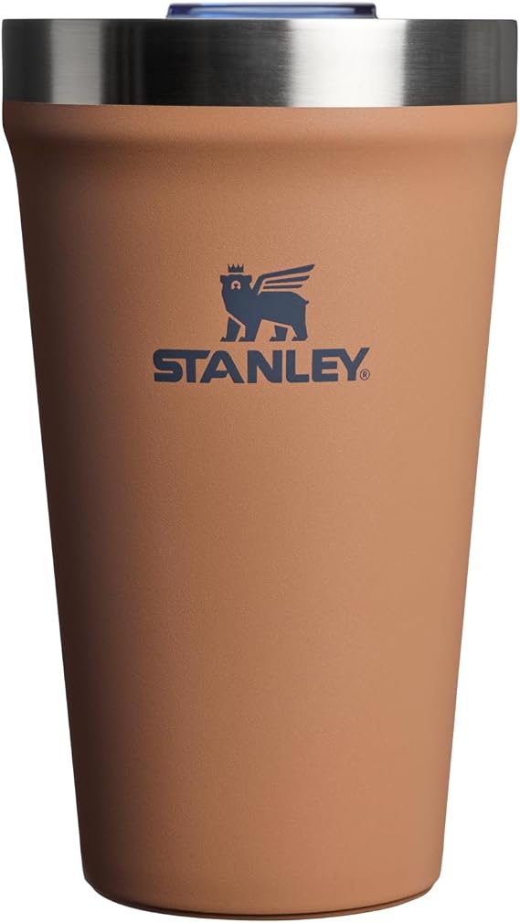 STANLEY Everyday Tumbler with Lid, 16 oz, Toast