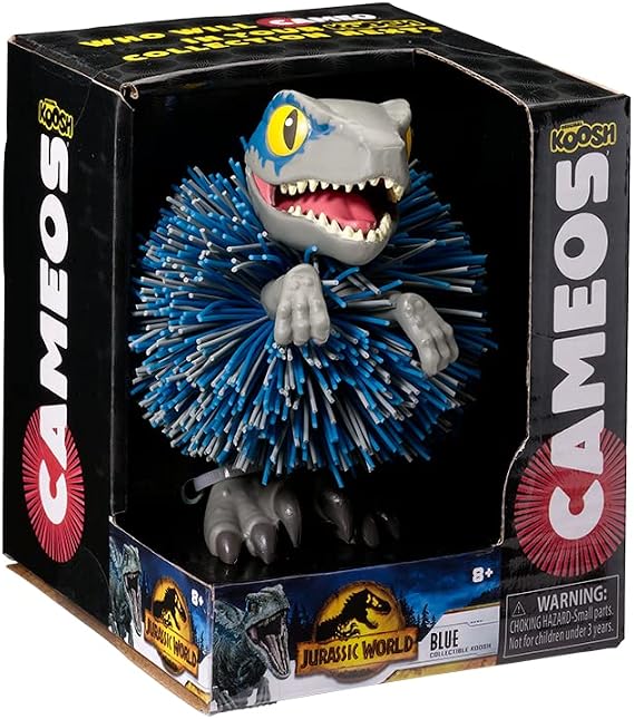 Koosh Cameos - Blue - Jurassic World Collectible - Collect Them All - Ages 8+, Multi (9219)