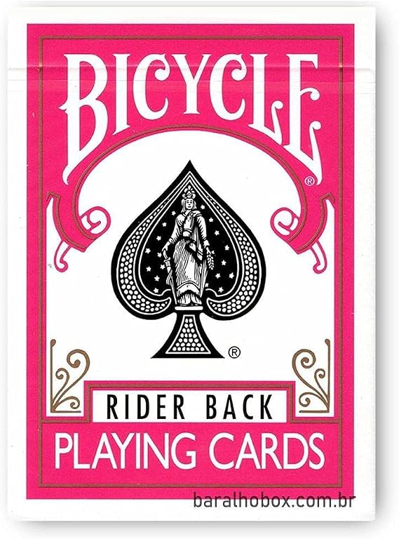 Bicycle Rider Back Fuchsia Deck