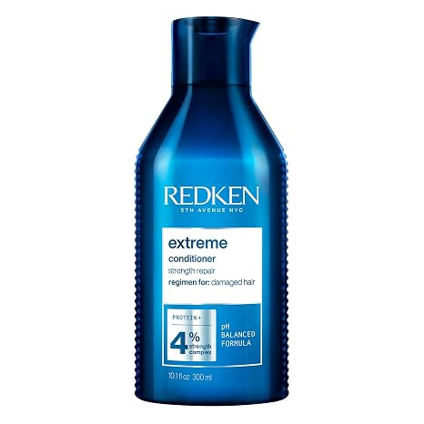 REDKEN Extreme Conditioner Conditioner for Damaged Hair and Dry Tips Anti-Hair Breakage Care Conditioner for Shine and Resistance Restorative Care 300 ml