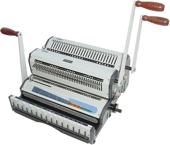 Akiles DuoMac 2-in-1 Combo Binding Machine - WIRE 3:1 & 2:1 (aka Wiremac Duo) | Duomac-321, 2:1 Pitch, 3:1 Pitch