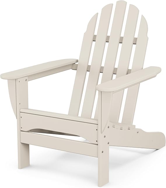 POLYWOOD AD4030SA Classic Outdoor Adirondack Chair, Sand