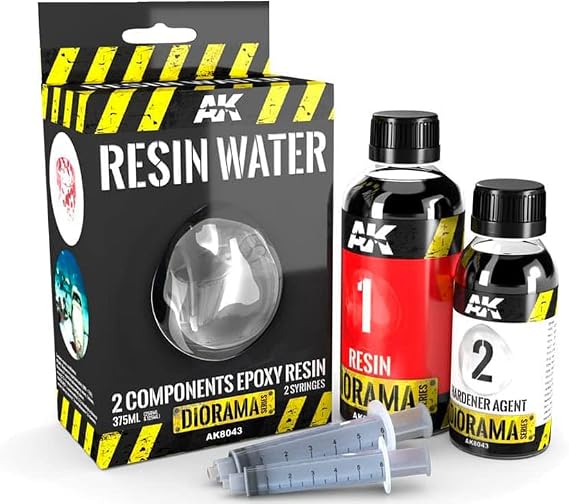 (AK8043) - AK Interactive - Resin Water 2 Part Epoxy 375ml
