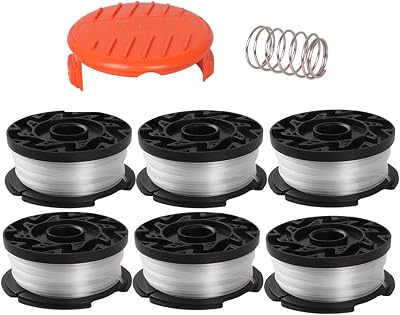 AF100 Replacement Spool for Black and Decker AF-100-3ZP AF-100-BKP,30-Foot,0.065-Inch, fits GH900 GH600 GH610 String Trimmer 30ft 0.065 Trimmer Line AF-100 Weed Eater Spool61