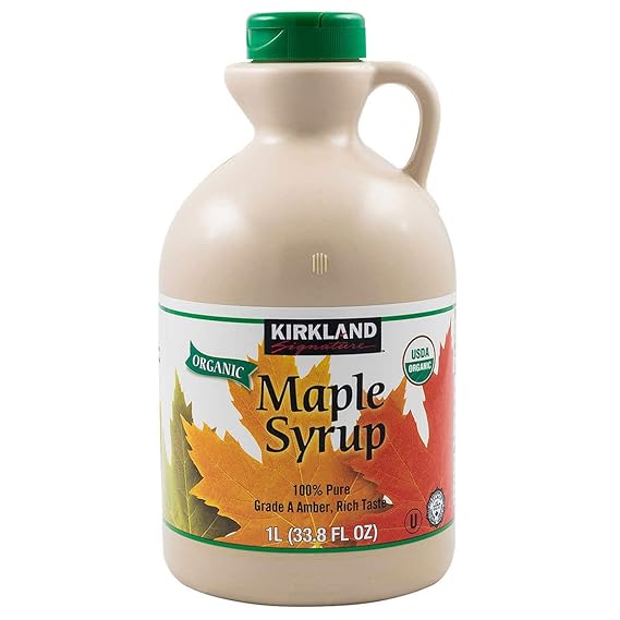 Kirkland Signature 100% Maple Syrup, Dark Amber, 33.8 fl. oz.