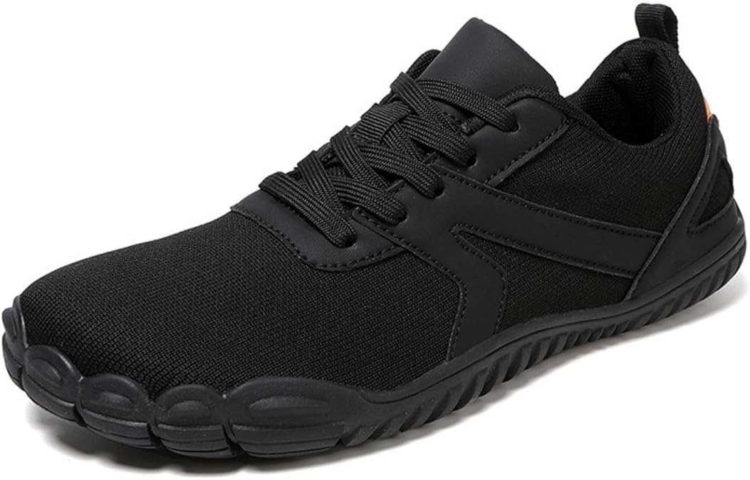 Minimalist Barefoot Sneakers for Men Flexible Lightweight Drop Sole Running Shoes Wide Toe Design Gym Fitness