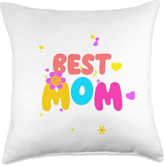 Best Mom Throw Pillow