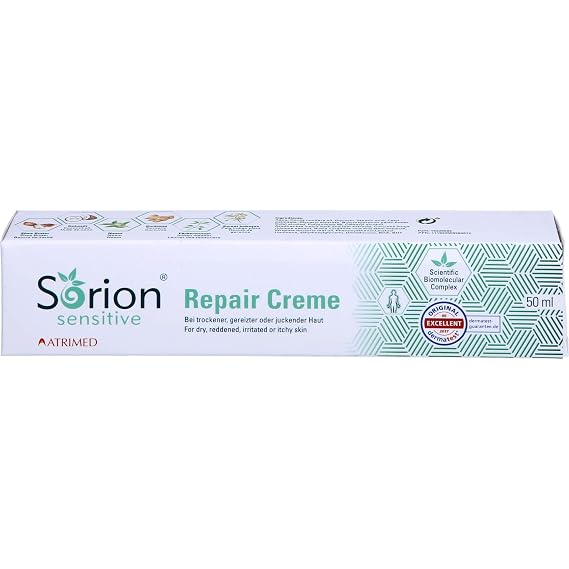 Sorion Cream Sensitive - Ayurvedic Care for Skin Irritation, Neurodermatitis and Psoriasis