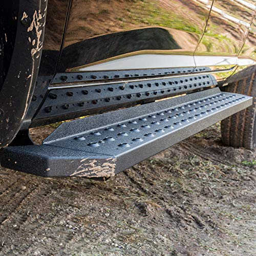 ARIES 2055539 RidgeStep Black Steel 36, 96-Inch Cargo Van Running Boards, Select Ram ProMaster 2500, 3500