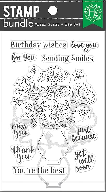 Stamp & DIE Combo FLWRS VASE