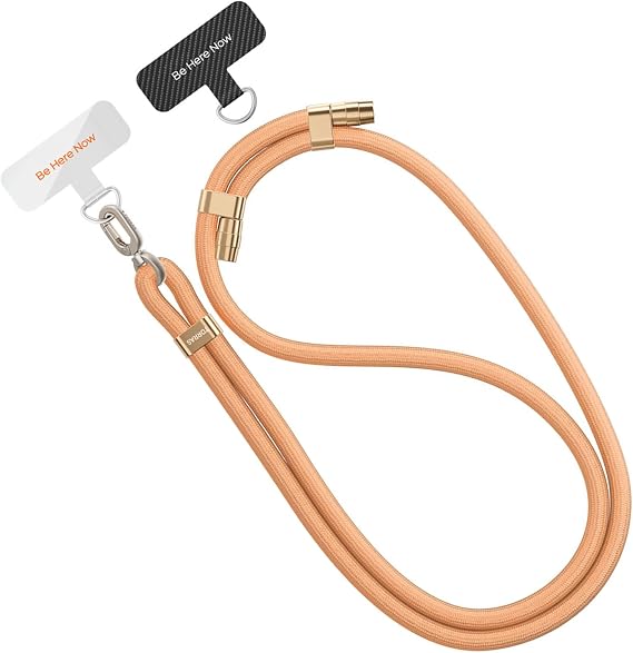 TORRAS Phone Lanyard Crossbody, Adjustable Anti-Theft Neck Strap, Orange