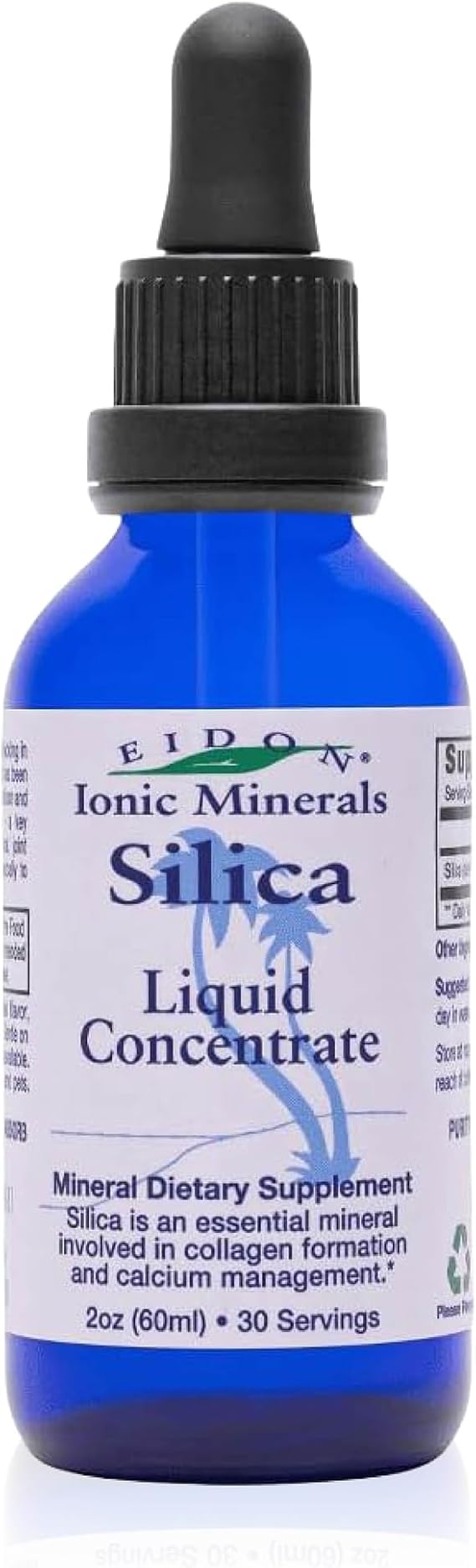 Eidon Ionic Minerals - Liquid Silica Mineral Concentrate - 2 oz