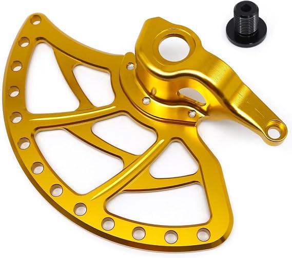 Front Brake Disc Guard Protector Cover for Surron Sur-Ron Ultra Bee Aluminum Gold