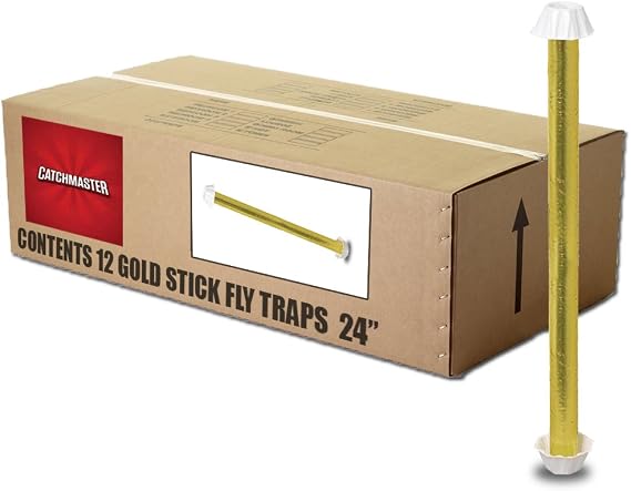 Catchmaster Gold Stick 962 Large 24" Fly Trap - Box of 12