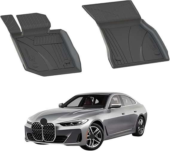 Sahler Floor Mats fits BMW G22 Coupe 4 Series 2020-2026 | Custom Fit Floor Liner for Cars | Premium Quality Car Mats Black | Odorless All Weather Waterproof Durable 4.5D Liner
