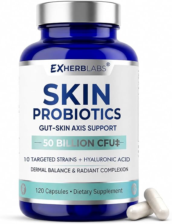 Skin Probiotics Supplement, Gut-Skin Care Support for Glow