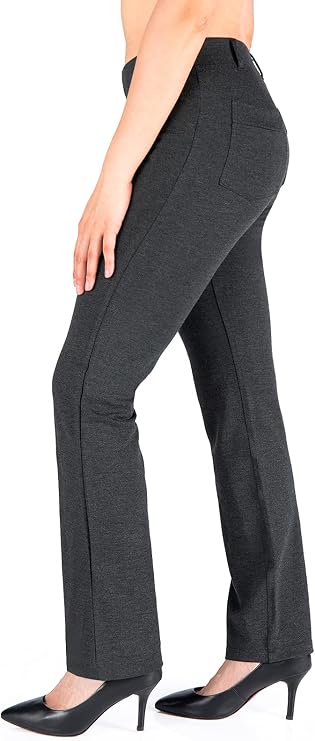 Yogipace Women's Straight Leg Yoga Dress Pants for Work, 27"37" Inseams