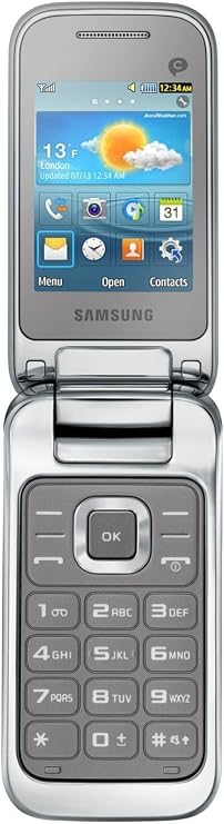 Samsung C3590 2.4" 99.76g Silver - mobile phones (Single SIM, Intel XMM 2250, Alarm clock, Calendar, Games, EDGE, GPRS, GSM, Micro-USB B, Polyphonic)