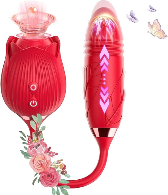 Roses Flower Toy for Women, Whisper-Quiet & Waterproof Design Toys S137