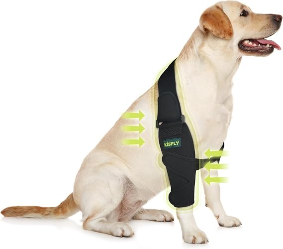Dog Elbow Pads for Small Dogs, Anti Lick Elbow Protector for Calluses & Pressure Sores, Comfortable Daily Protection Sleeve, Right Leg S