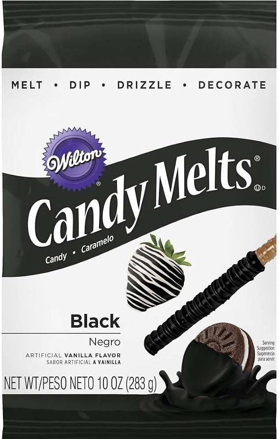 Wilton Black Candy Melts Candy, 10 oz.