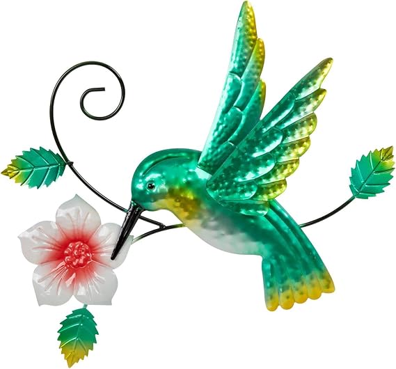 Hobby Lobby Green Hummingbird Metal Wall Art | Spring, Garden, Indoor/Outdoor