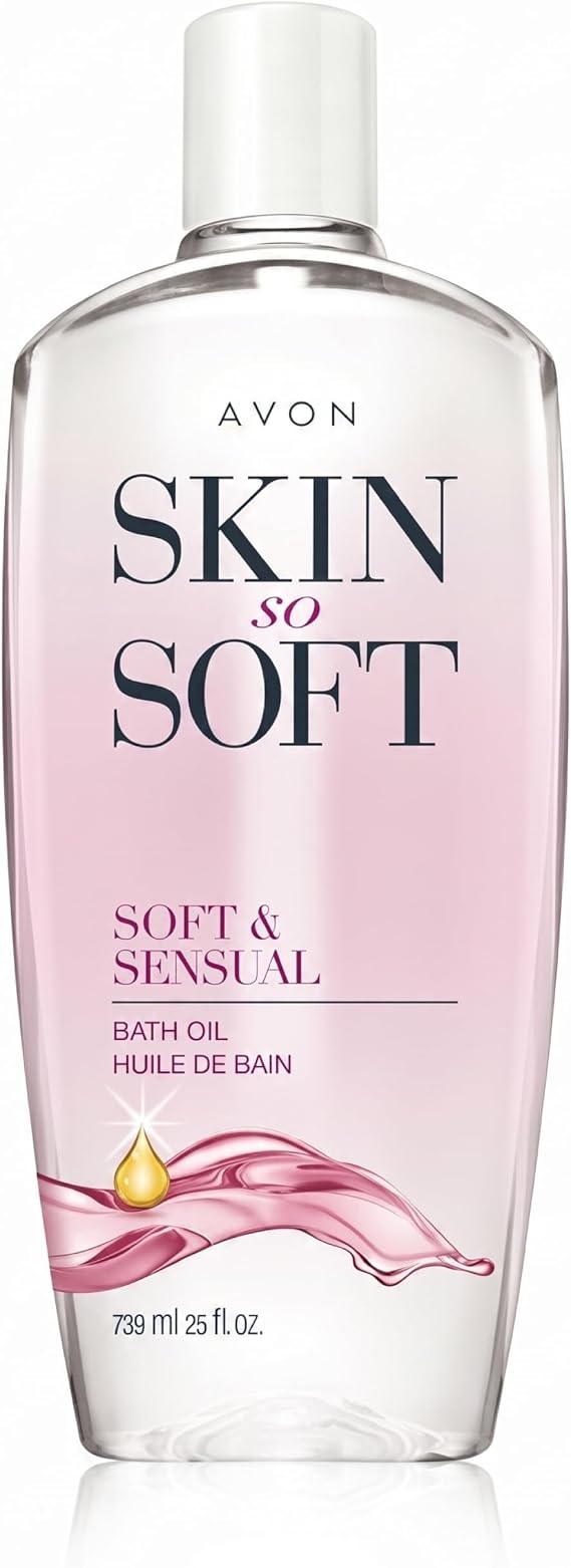 AVON Skin So Soft Soft & Sensual Bath Oil - Moisturizing Body Oil - 25 oz