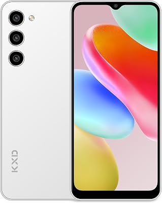 A09 Unlocked Android Phones, Android 12 Smartphones, 6.56 HD, 4000mAh 10W Fast, Octa-Core 8GB128GBSD 256GB Smart Phone, 13MP8MP, 3 Card Slots, Face ID Unlock Phone, 4G Dual SIM Phone - White