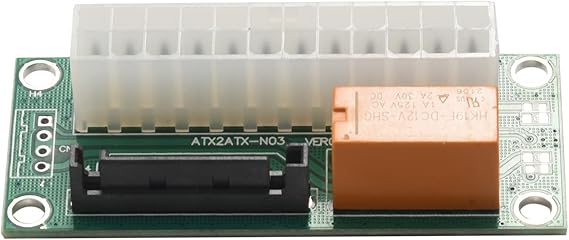 Power Board Dual PSU Multi Power Adapter Add2Psu Sata ATX with 24 Pin to 4 Pin Connector, 500030583