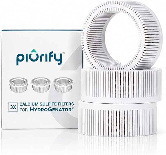 PIURIFY 3-Pack Calcium-Sulfite Filters for Hydrogen Water Machine