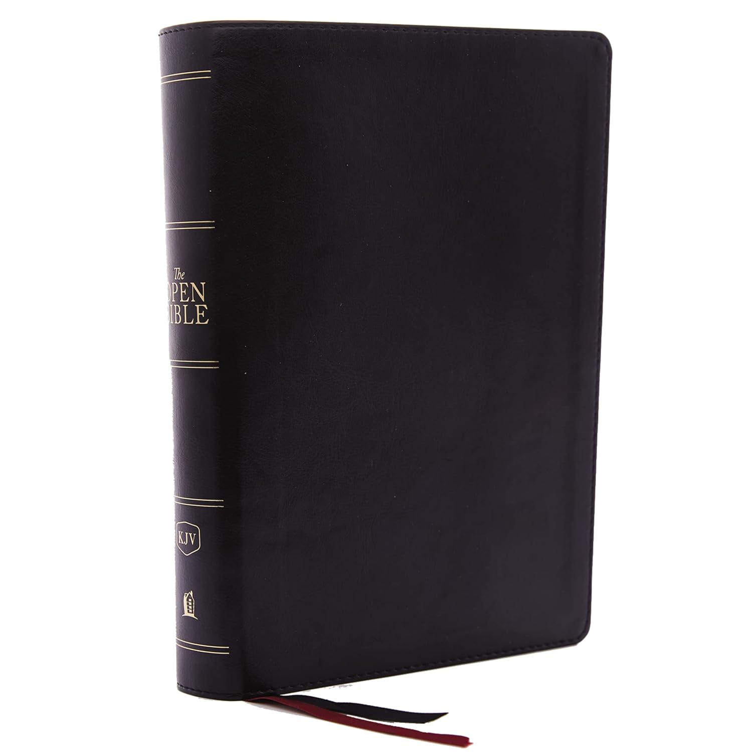 KJV Open Bible: King James Version, Black Leathersoft, Comfort Print, Complete Reference System Imitation Leather – August 6, 2019