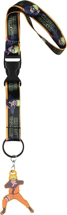 Naruto Shippuden Wrist Strap Lanyard for Keys | Anime Hand and Wrist Lanyard Keychain for Men Women