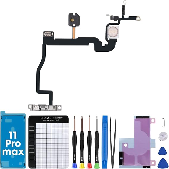 for iPhone 11 Pro Max Power Button Flash Light Replacement OEM