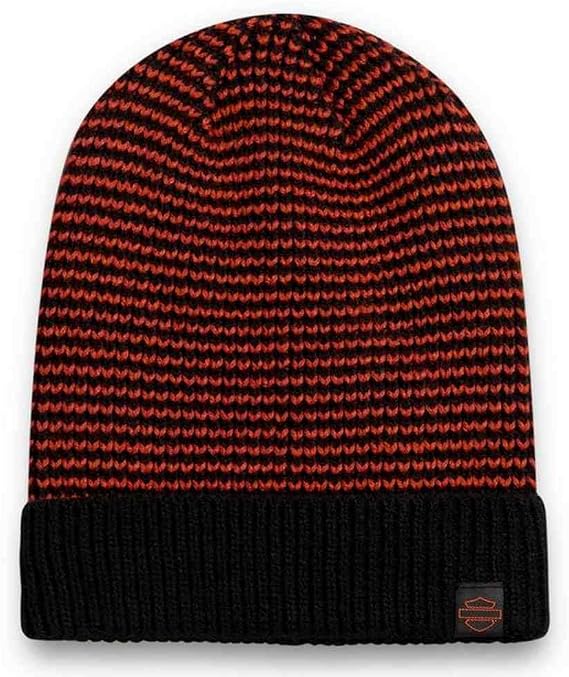 Harley-Davidson Women's Woven B&S Knit Beanie Cap