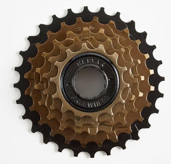 5 Speed Brown Nickel Freewheel 14-28T