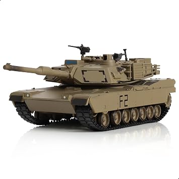 172 Scale M1A2 Abrams Military Heavy Tank Model Classic Morden Diecast Vehicle Tank Model with Transparent Storage Box Gift or Collection for Adults
