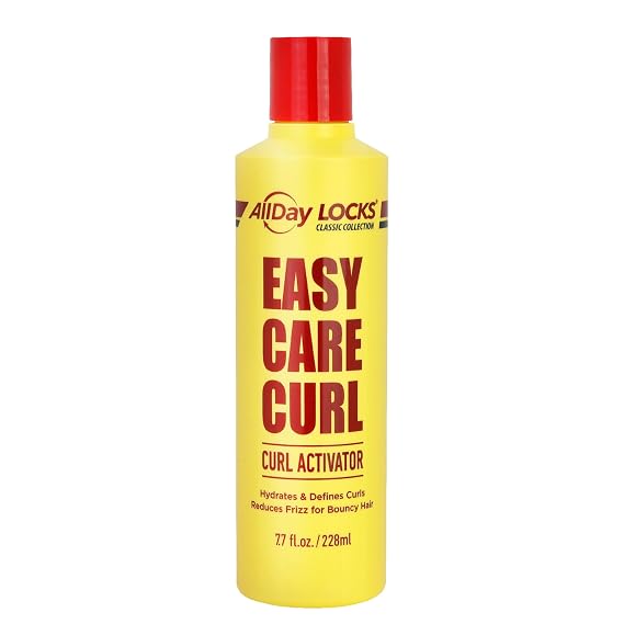 AllDay Locks Classic Easy Care Curl Activator, Easy Curling, 7.7 Oz Bottle