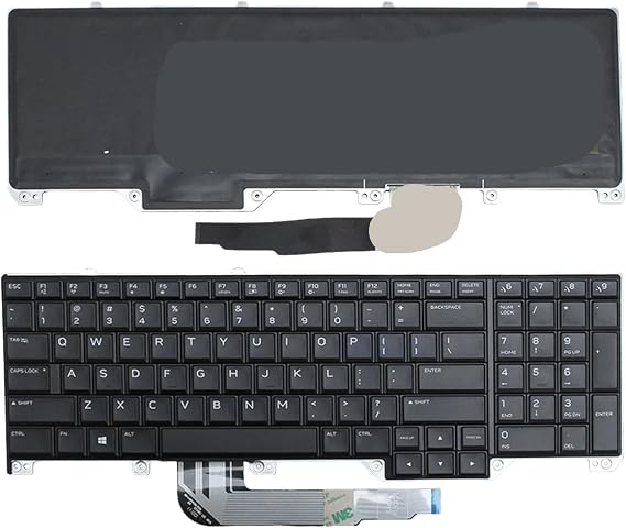 Backlit Keyboard 17 R4 Compatible with US Layout Replacement