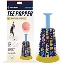 Bandit Sports Coach RAC Tee Popper, Durable Nylon Strength for Long-Lasting Hitting, Batting Tee, Baseball Training for Practicing Hitting Without a Pitcher (Ball not Included)
