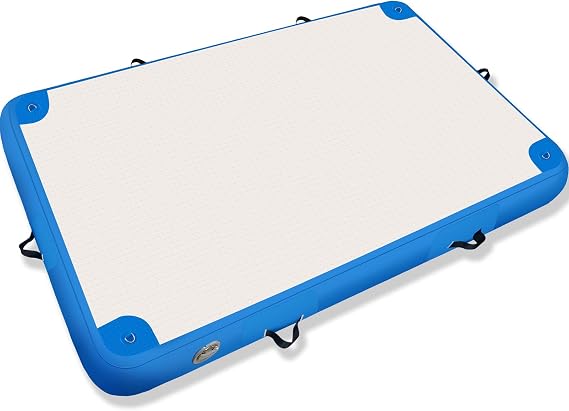 GZKYYLEGS Inflatable Lake Float for Adults, Multi-Person Inflatable Swim Deck with None-Slip Surface, Swimming Water Platform, Floating Island - Dock - Raft for Pool & Beach, Lake, River Fun