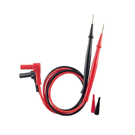 Fieldpiece ASLS2 Silicone Test Leads for HVAC and Electrical Testing - High-Strand Copper Conductors - Flexible Silicone Insulation and Detachable Probe Tips - CAT III & CAT IV Rated
