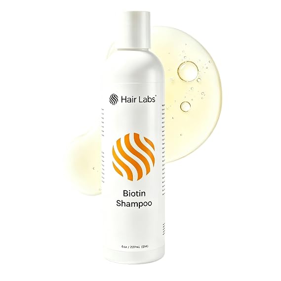 Biotin Shampoo for Hair Growth, 8 Fl Oz | Hair Thickening Products for Men & Women | Blend of Proprietary Ingredients Nourish & Stimulate | Burdock Root, Keratin, Caffeine, Silk Amino Acids