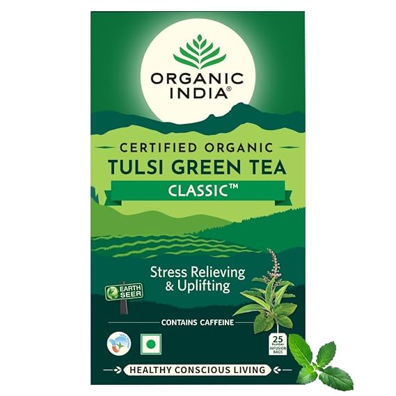 ORGANIC INDIA Organic Classic Tulsi Green Tea