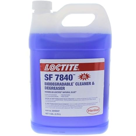 Loctite 2046047 SF 7840 Natural Blue Biodegradable Cleaner and Degreaser, 1 gal Bottle