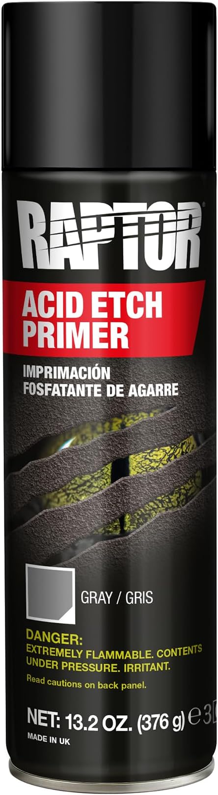 Raptor Acid Etch Primer 1K Aerosol, 13.2 OZ