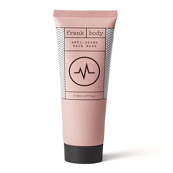 Frank Body Anti-Drama Face Mask | Charcoal Face Mask With Honey, Lavender, And Chamomile | Soothes Skin, Fights Blemishes, Removes Dirt & Impurities | 80ml -- 2.71oz