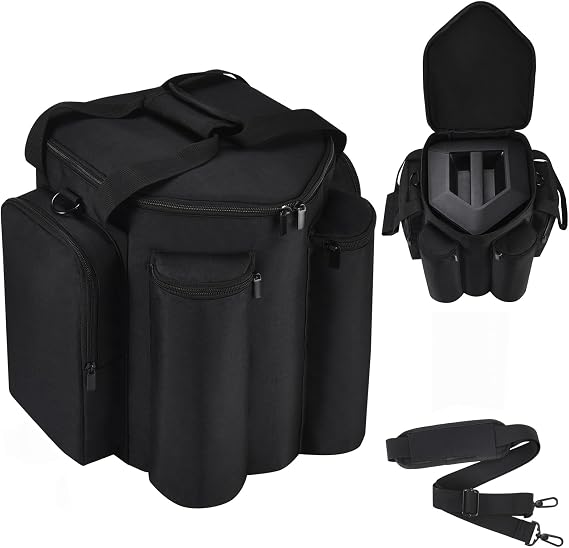 LEFORZ Carrying Case Travel Bag Compatible with Bose S1 Pro+/S1 Pro | Portable Bluetooth Speaker Cover Fits for Bose S1 Pro Plus with Shoulder Strap & Extra Pockets for Microphone,Accessories