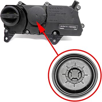 Oil Separator Diaphragm Compatible with Volvo Cars 2.0L XC90, XC60, XC70, S60, S90, S80, V90 32140004 31316184 31430236 31430923 32242753 31670210